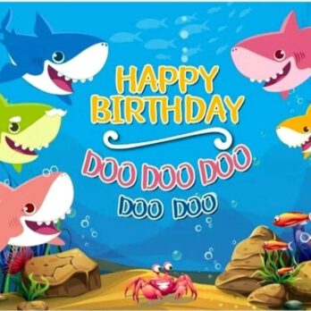 רקע בייבי שארק דגם HBD0045923876 / HBB0049059976
