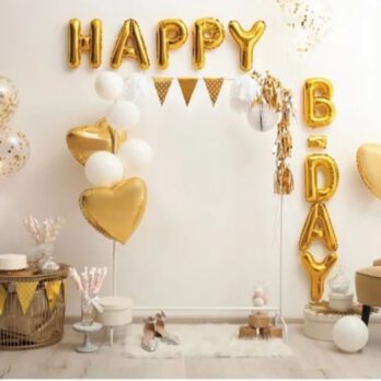 רקע ויניל Happy Bday דגם LPBS