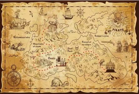 רקע מפת האוצר דגם 0676526046